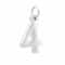 12 Pack: Sterling Silver Number Charm by Bead Landing™